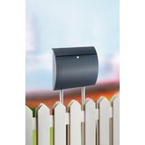 BURG-WÄCHTER Brievenbus Standaar - Bestaande Uit 2 Buize - 150 cm Lan - Roestvrij Staa