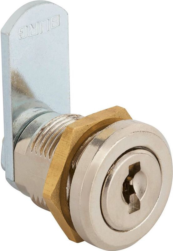 Burg-Wächter Universele cilinder, vervangende cilinder voor brievenbuss/sloten/vitrines, schijfcilinder met 2 omkeerbare sleutels, ZS 77 SB