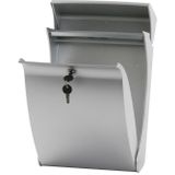 Burg-Wächter Brievenbus - Wandbrievenbus Swing Zilver