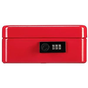 BURG-WÄCHTER Geldkassette MONEY H90xB200xT160mm Gewicht 1kg Zahlenschloss rot - Money Code 5020 red