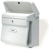 Burg-Wächter - Bremen 885 W - Brievenbus - Wit - Kunststof, DIN C4, 2 Sleutels, Met Krantenvak