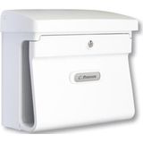 Burg-Wächter - Bremen 885 W - Brievenbus - Wit - Kunststof, DIN C4, 2 Sleutels, Met Krantenvak