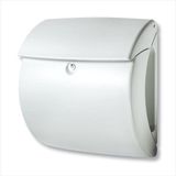 Kunststof Brievenbus - Grijs - Met Geïntegreerd Krantenvak