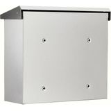 Brievenbus met klep, materiaal: RVS, C4 formaat, Burg Wächter topkwaliteit, 340x380x148mm