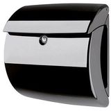 Burg-Wächter - Piano 886 S - Brievenbus - Zwart - Inworpformaat A4, Hoogwaardig Kunststof, EU-norm EN 13724