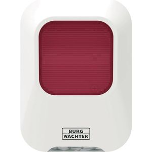 Burg-Wächter alarmsysteem binnen, alarm voor huis, werkt op batterijen, compatibel met Burgprotect Smart Home, Noise 2160, wit