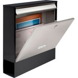 BURG-WÄCHTER-Brievenbus-Oxford-Set-68770-B+S-roestvrij-staal-zilver