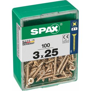 Spax - Kruiskop Houtschroeven - Verzonken Kop - Hoogwaardig Staal