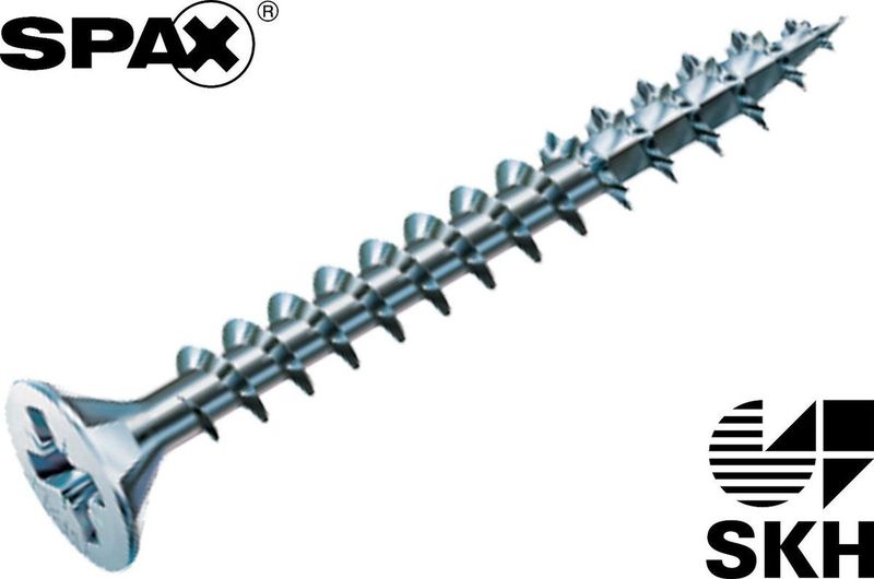 Spax - Universele Schroeven - 500 Stuks - Kruiskop Z2 - WIROX-oppervlak