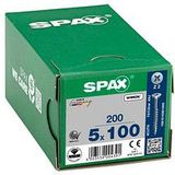 Spax - Universele Schroeven - 200 Stuks - Wirox Oppervlak - TÜV-gecertificeerd