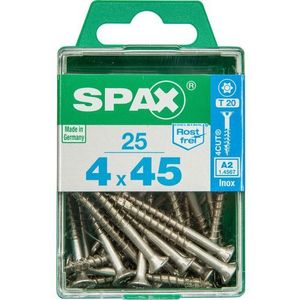 Spax Universeelschroef T-star Rvs 4x45mm 25st