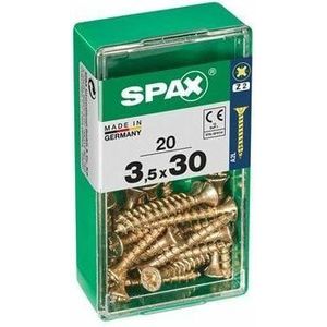 Spax Houtschroef 3.5x30mm - Phillips Z2 - 20 stuks