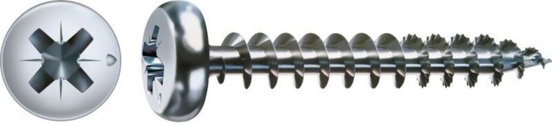 SPAX - Universele Schroeven - 1000 Stuks - Halfronde Kop - Kruiskop Z1