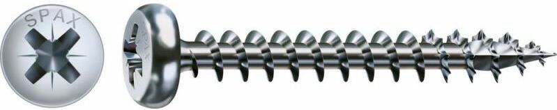 Spax - Universele Schroeven - Halfronde Kop - 500 Stuks - Kunststof