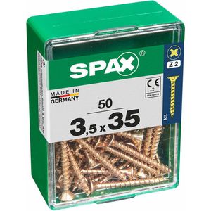 Spax Houtschroef 3.5x35mm - Phillips  Z2 - 50 stuks