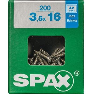 Spax Universeelschroef T-star Rvs 3,5x16mm 200st