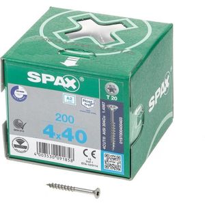 Spax Spaanplaatschroef RVS Torx x stuks