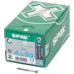 Spax Spaanplaatschroef RVS Torx x stuks