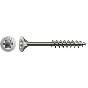 100 Spax schroeven 6x60mm RVS A2 deeldraad T30