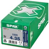 SPAX - Universele Schroef - 4,0 x 35 mm - 1000 Stuks - Verzonken Kop - Gedeeltelijke Schroefdraad - WIROX A3J