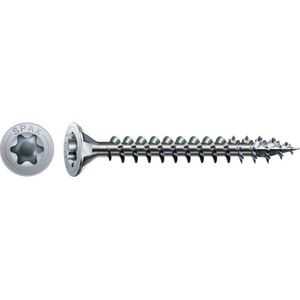 Spax universele schroeven platkop voldraad 4x45mm TX20 (200 Stuks)