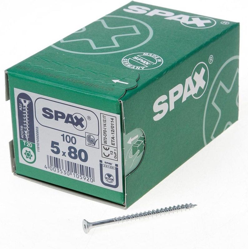 SPAX - WIROX Schroeven - Universeel - Corrosiebestendig - Made in Germany