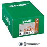 SPAX® Universalschrauben Z2 Rückwandkopf WIROX 0281010350252 3,5 mm x 25 mm, 2000 St.