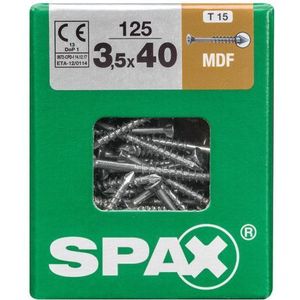Spax Constructieschroef Mdf 40x3,5mm Staal 125 St