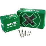SPAX Universele Schroef 4 x 40 mm 200 Stuks Deeldraad Verzonken Kop T-STAR plus T20 4CUT WIROX
