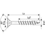 SPAX 191010450803 Universele Schroe - Verzonken Ko - 4.5 X 8 - Deeldraa - T-STAR Plus T20 - WIROX