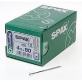 SPAX 191010450803 Universele Schroe - Verzonken Ko - 4.5 X 8 - Deeldraa - T-STAR Plus T20 - WIROX