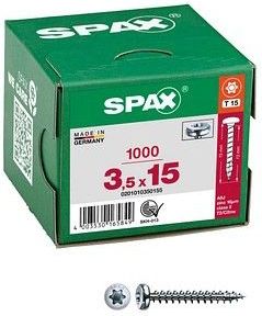 SPAX - Universele Schroef - 1000 Stuks - WIROX - Made in Germany