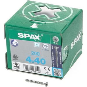 Spax pk t20 rvs vd 4,0x40(200)