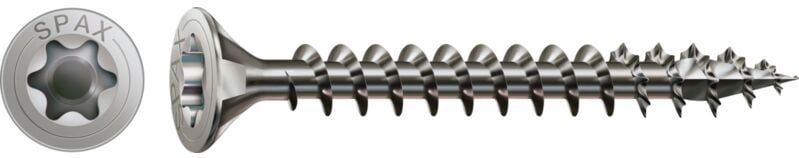 Spax - Platverzonken Kop - Spaanplaatschroef - Roestvaststaal - 4,0 x 40 mm
