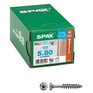 SPAX T-STAR plus, verzonken lenskop, deels met schroefdraad, CUT-punt, 25170005008021