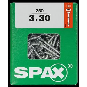 Spax Universele Schroef T-star Plus Geel 3x30mm 250 Stuks