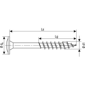 Spax universele schroeven tellerkop deeldraad 6x180mm TX30* (100 Stuks)