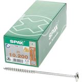SPAX - Houtbouwschroeven - 25 Stuks - Platte Kop - Gedeeltelijke Schroefdraad - WIROX Oppervlak