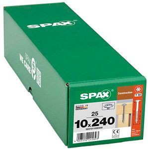 SPAX - Houtschroeven - WIROX - 25 Stuks - Gedeeltelijke Schroefdraad