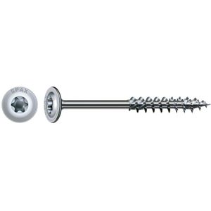 SPAX Houtbouwschroef, 10,0 x 280 mm, 25 stuks, T-STAR plus, platte kop, gedeeltelijke schroefdraad, 4CUT, WIROX A3J, 251011002805