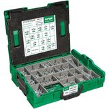 SPAX Montagekoffer L-BOXX - Schroevenset met 16 Afmetingen - Robuuste Kunststof Koffer