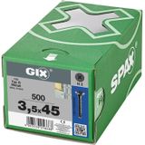 SPAX GIX-D - Gipsplaatschroeven - Zwart - 1 Stuk