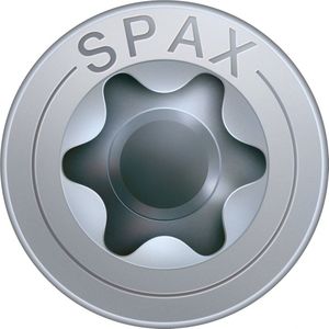SPAX 161010601005 Stelschroef, Platkop, 6 x , Deeldraad, T STAR plus T30 WIROX stuks