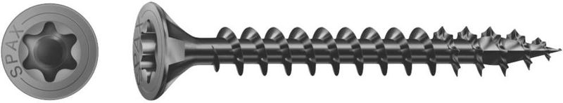 SPAX - Universele Schroeven - Zwart - A2T - 4CUT-Punt