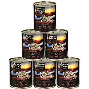 Dehner Wild Nature Hondenvoer Senior, Moor, 6 x 800 g (4,8 kg)