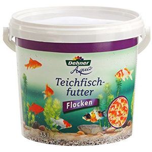 Dehner Aqua Vijvervisvoer, vlokken, 3,5 liter