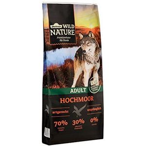 Dehner Wild Nature Droogvoer voor volwassen honden, graanvrij en suikervrij, 12 kg