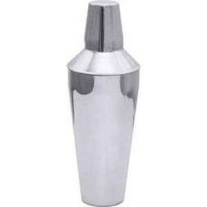 Cocktail shaker boston drie delens-srvss-sInhoud: 0,8 ls-sØ: 9,5cms-sH: 26cm