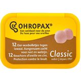 Ohropax Classic Wasbolletjes -  Oordoppen - 12 stuks