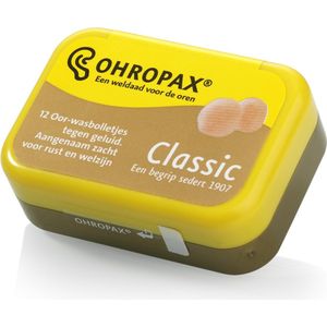 Ohropax Classic Wasbolletjes -  Oordoppen - 12 stuks